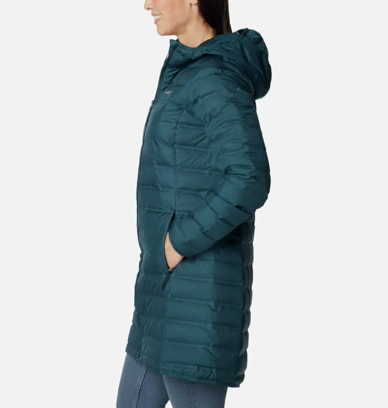 Columbia Ladies Lake 22 Long Hooded Down Jacket -NIGHT