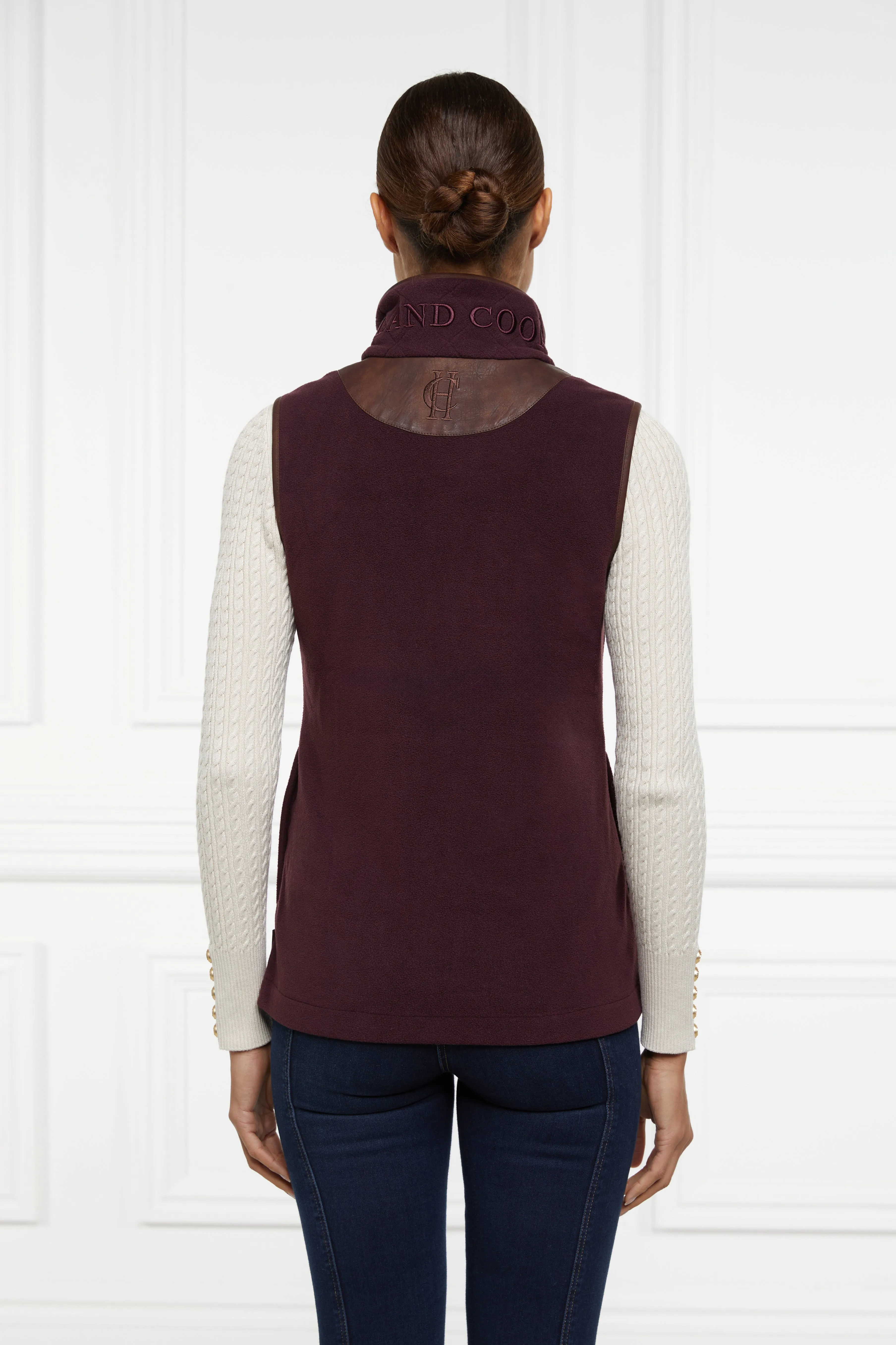 Country Fleece Gilet (Mulberry)