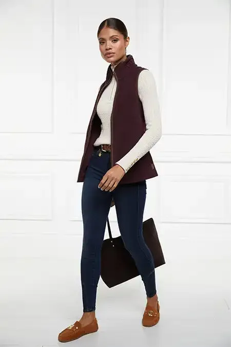 Country Fleece Gilet (Mulberry)