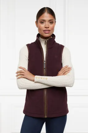 Country Fleece Gilet (Mulberry)