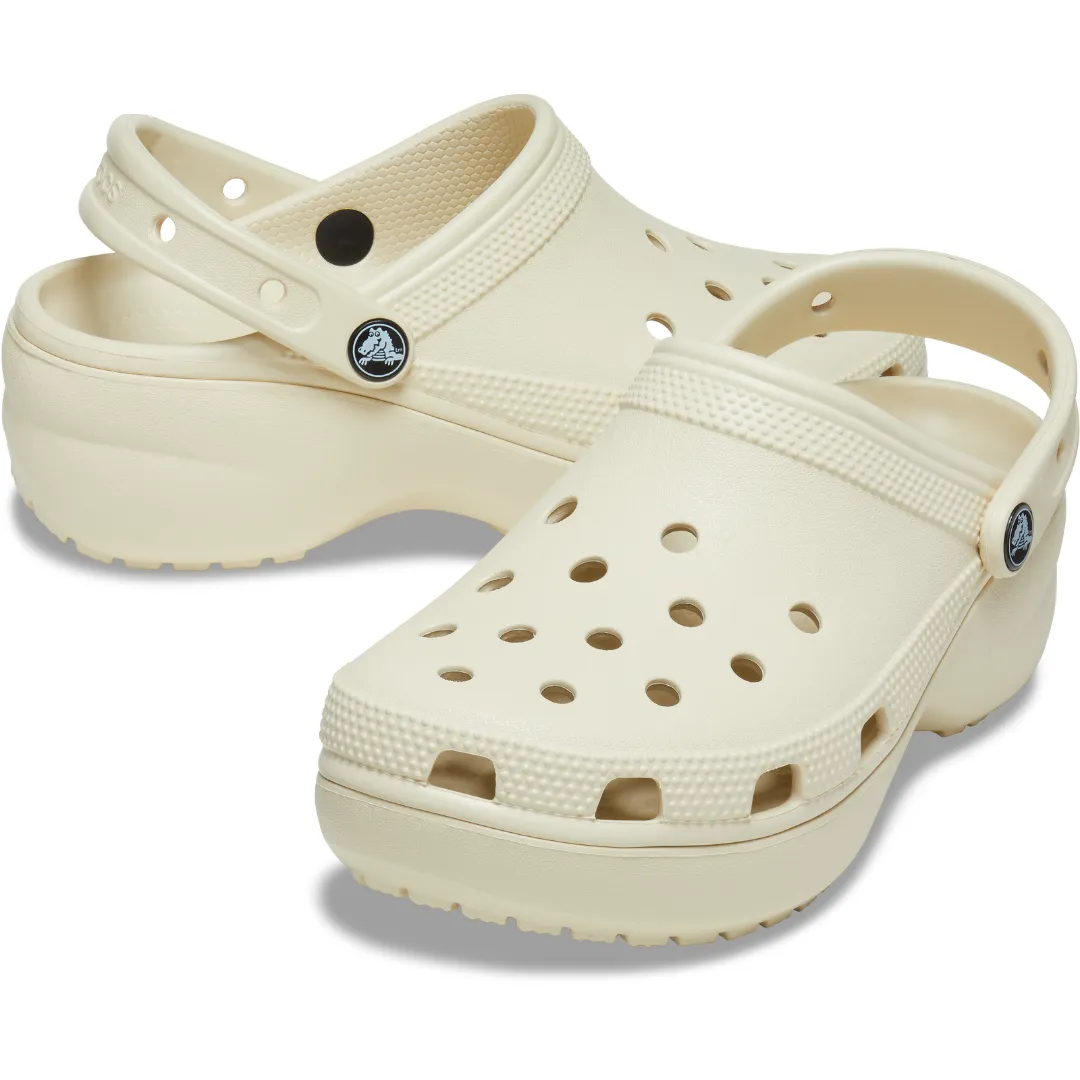 Crocs Classic Platform Clog W Bone