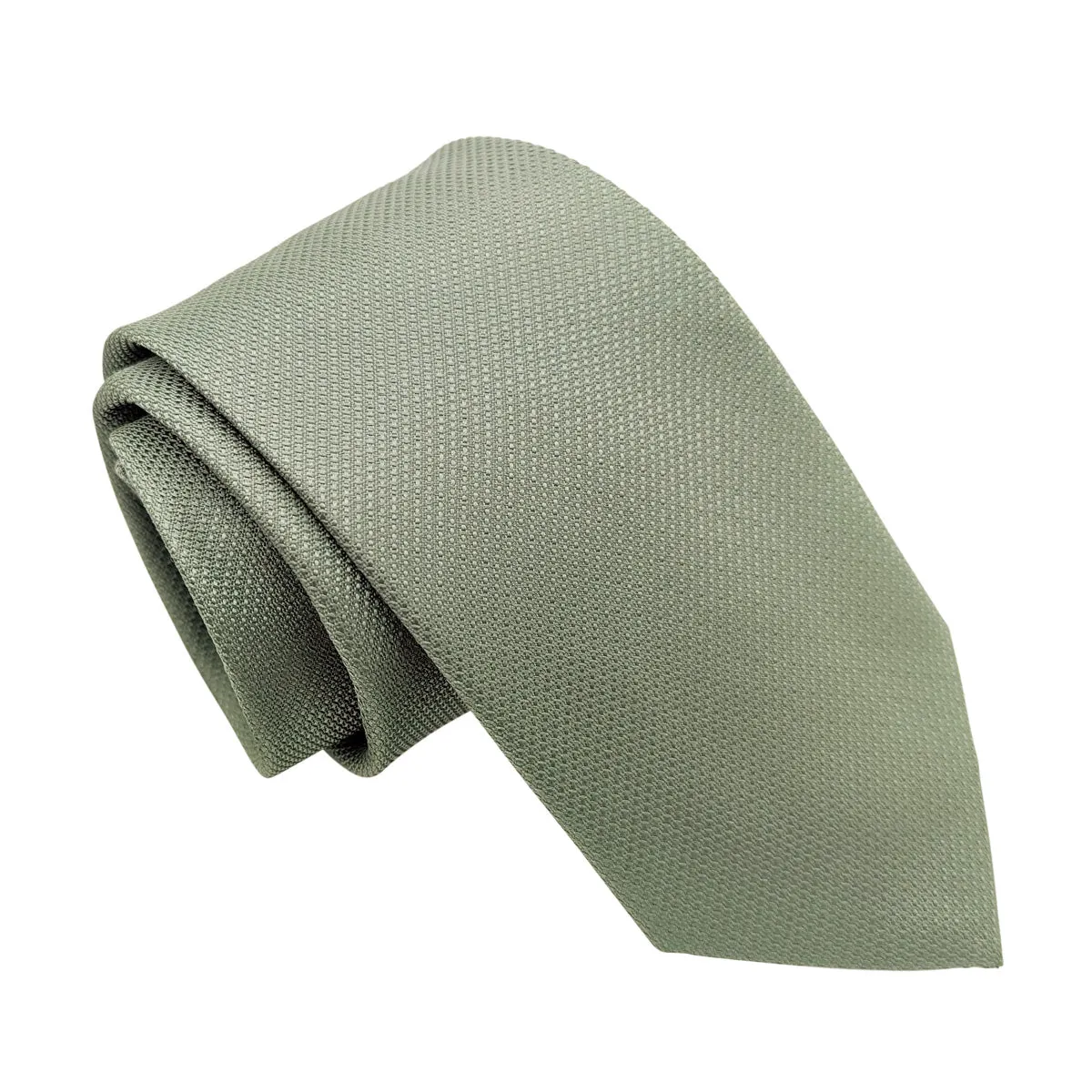 Dark Sage Textured Wedding Tie