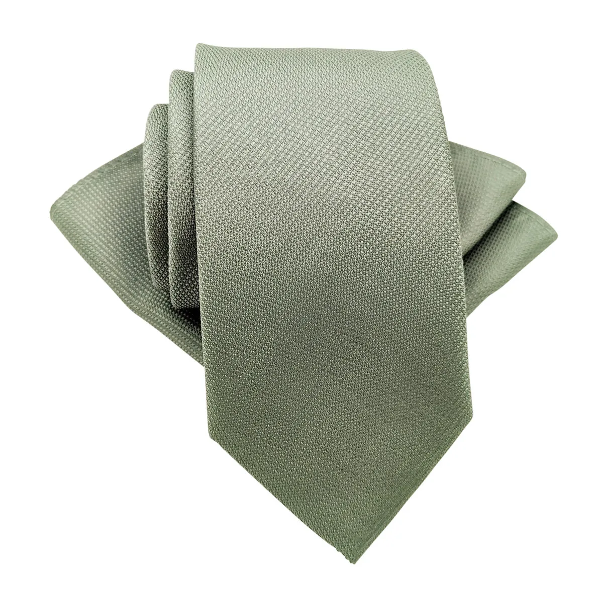 Dark Sage Textured Wedding Tie