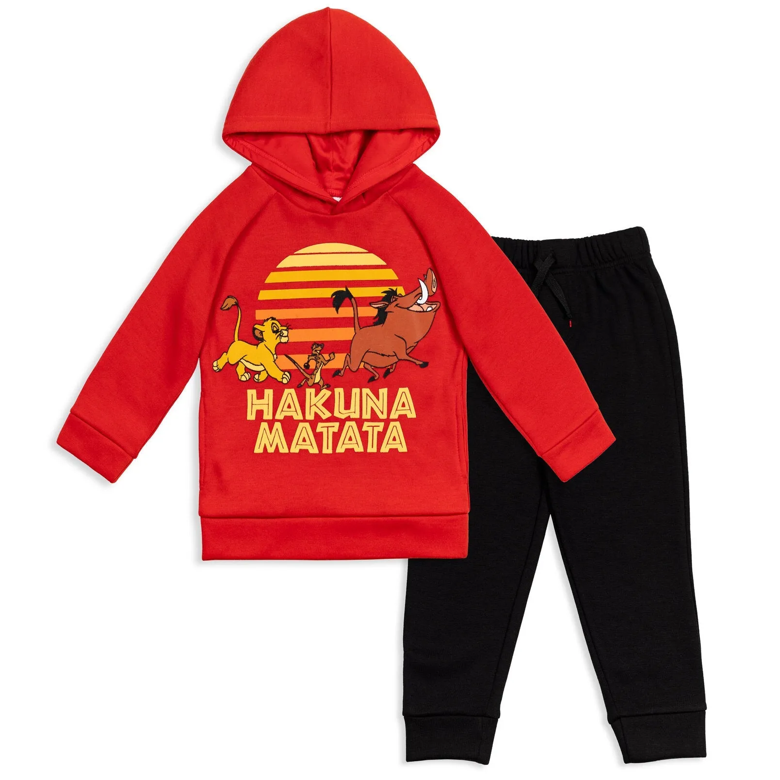 Disney Lion King Fleece Hoodie and Pants Outfit Set