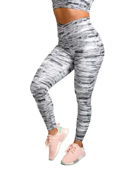 Effortless Vortex Classic Leggings- Abstract Stripe