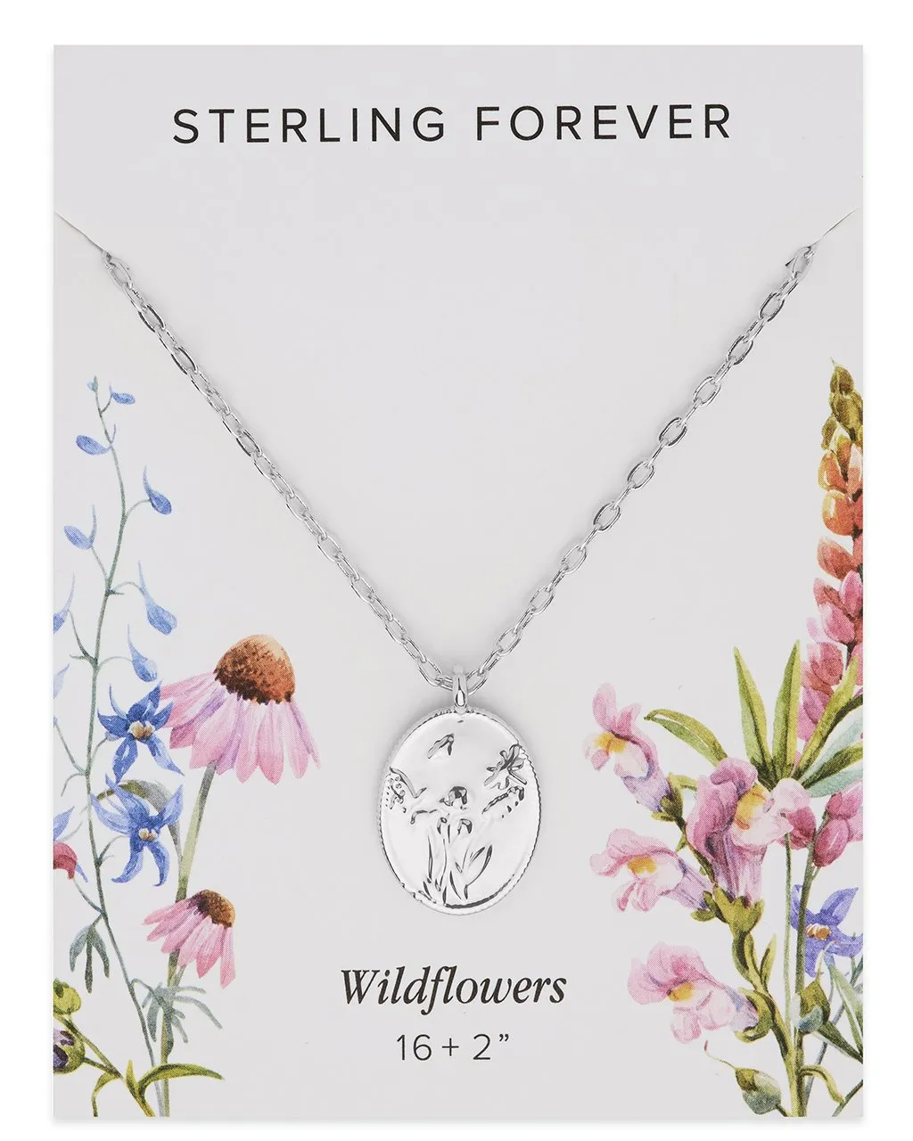 Engraved Garden Pendant by Sterling Forever