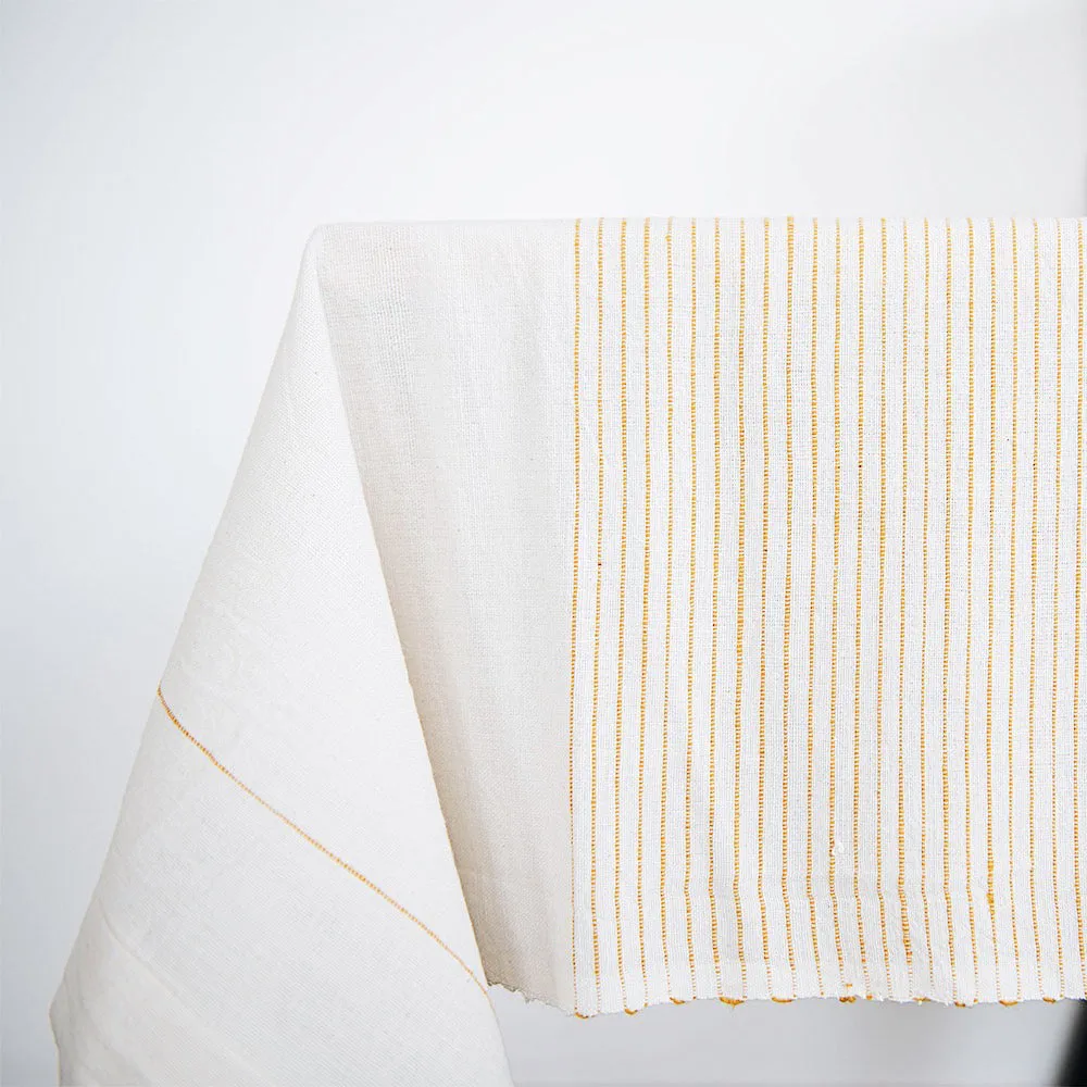 Ethiopian Cotton Tablecloth - Daffodil