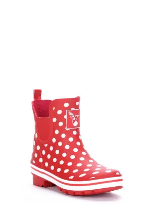 Evercreatures Polka Dot Meadow Ankle Wellies