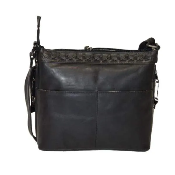 Faith Leather Lockable Concealed Carry Crossbody Purse