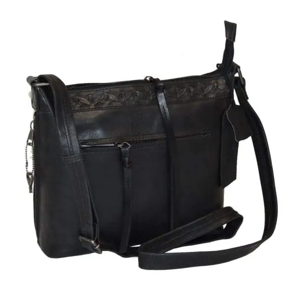 Faith Leather Lockable Concealed Carry Crossbody Purse