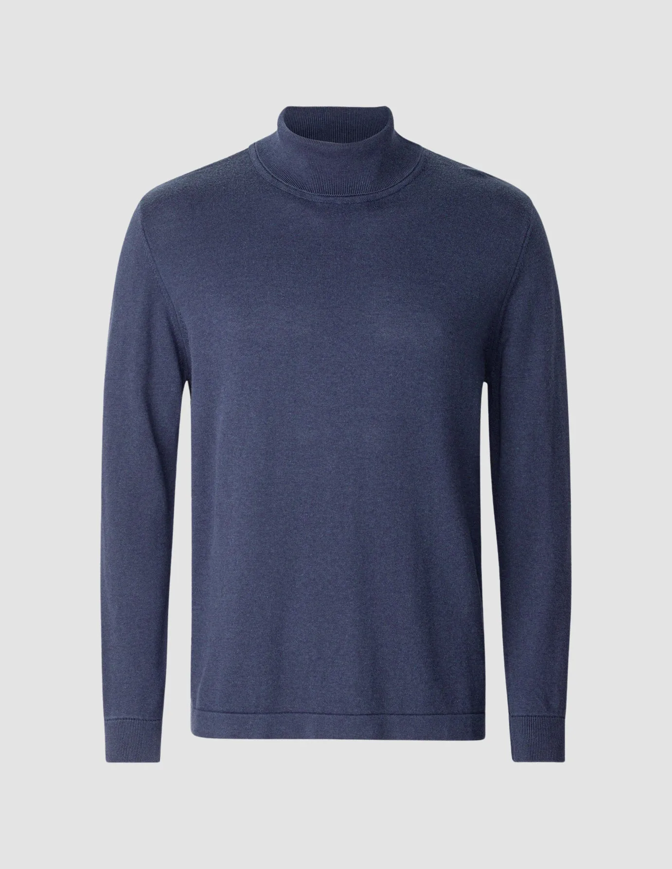 Fine Knit Turtleneck Navy