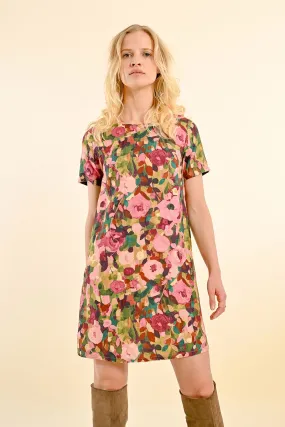 Floral Print Shift Dress