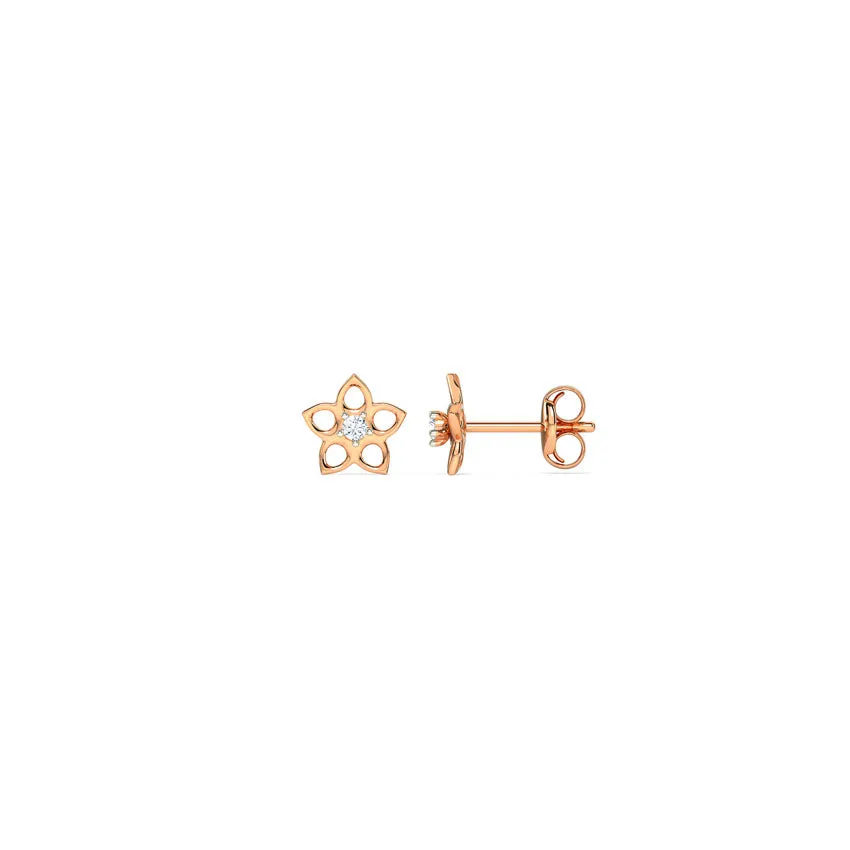 Floral Star Stud Earring [pre order] - SE004