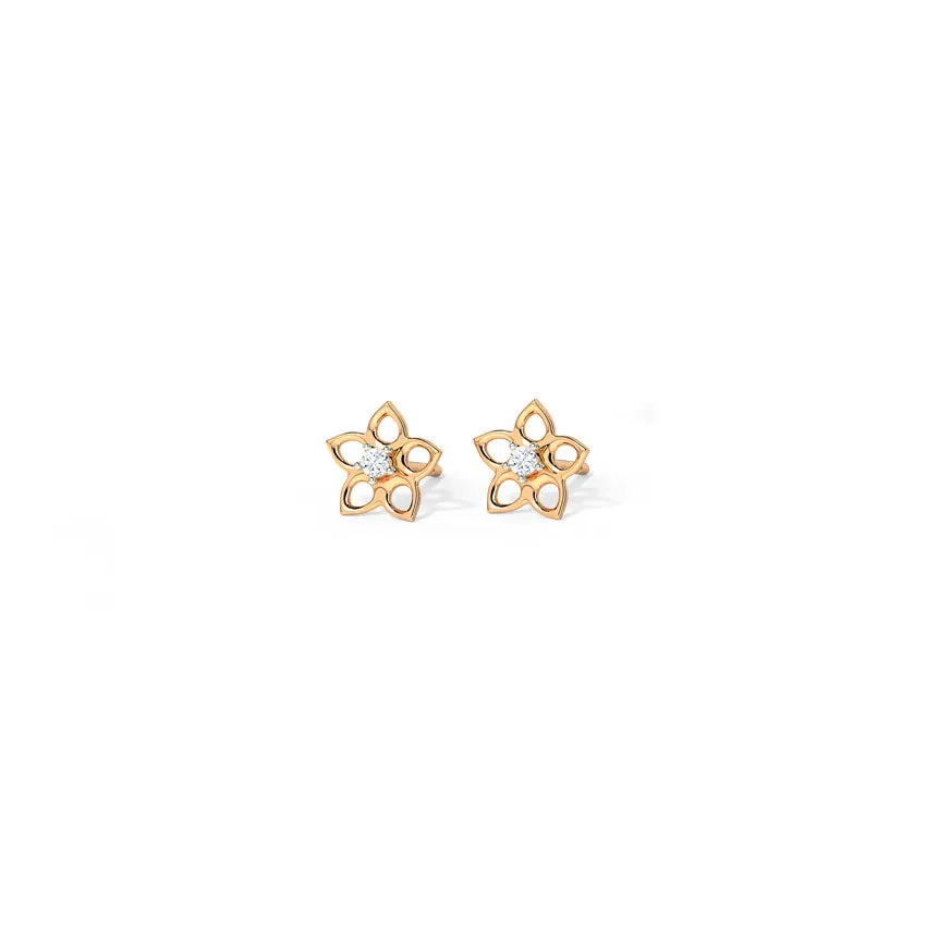 Floral Star Stud Earring [pre order] - SE004