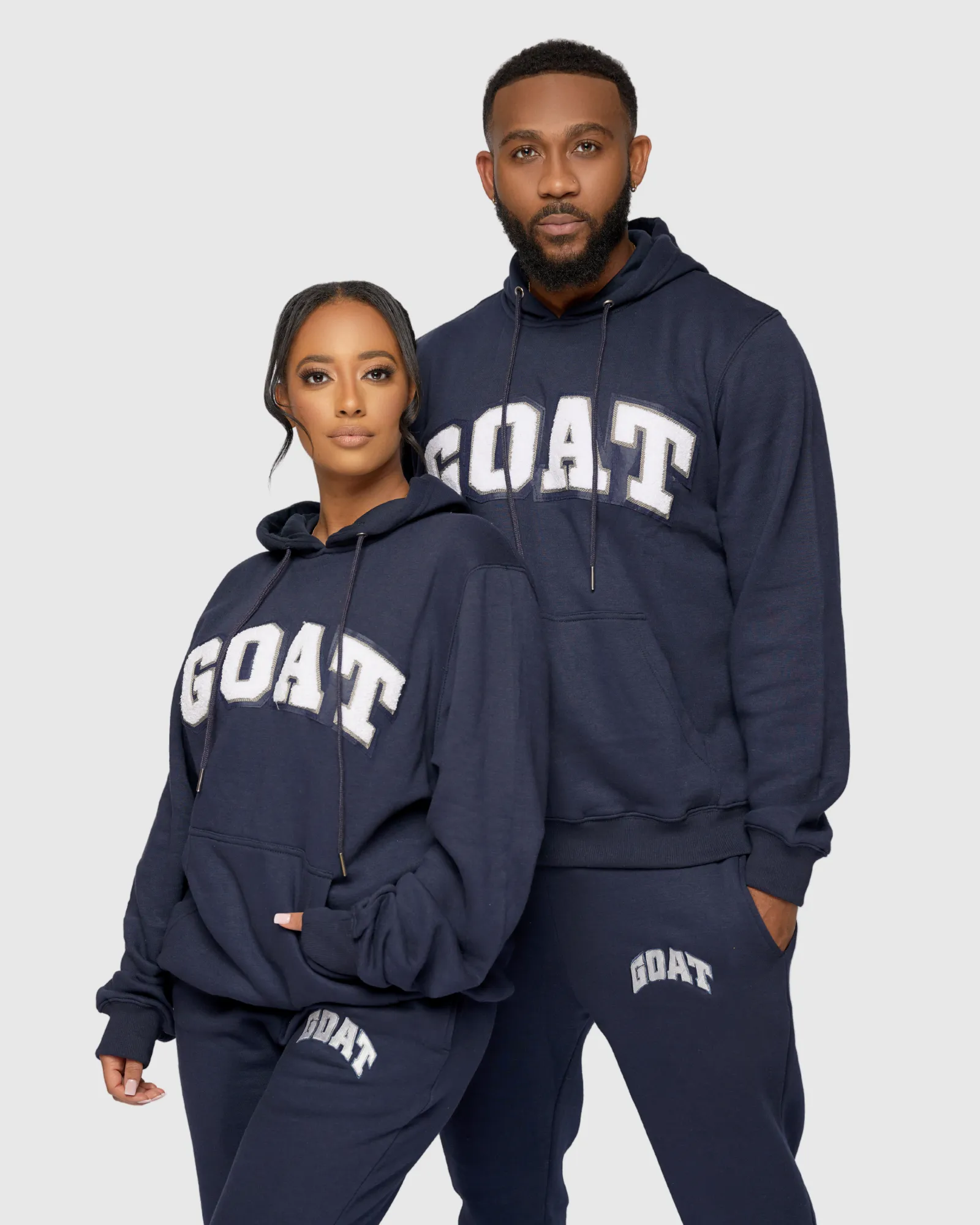 GOAT Arch Logo Chenille Sweatsuit (Midnight Navy)