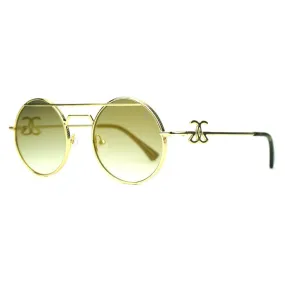 Gold Gods Luminaries Brown Gradient Sunglasses