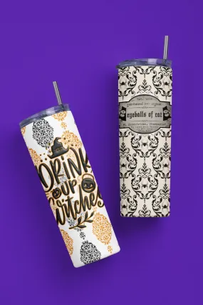 Halloween tumbler | Drink up witches | apothecary