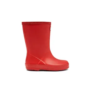 Hunter Original Kids First Classic Rain Boots Red