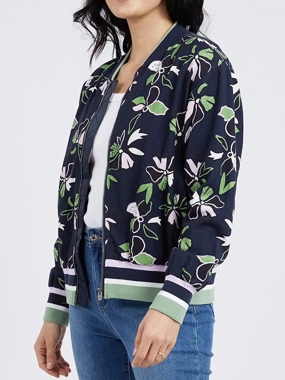 Idyll Floral Bomber Jacket