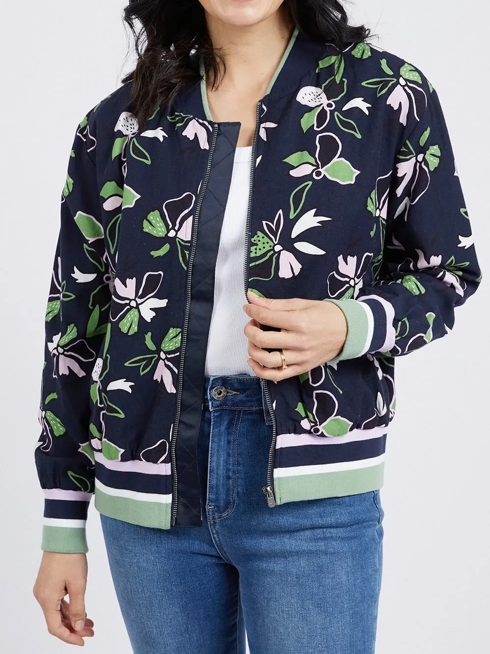 Idyll Floral Bomber Jacket