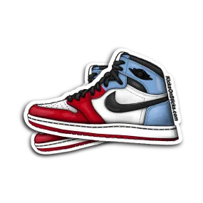 Jordan 1 "UNC to CHI" Sneaker Sticker