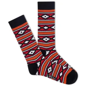 K.Bell Men's Arizona Stripe Crew Sock