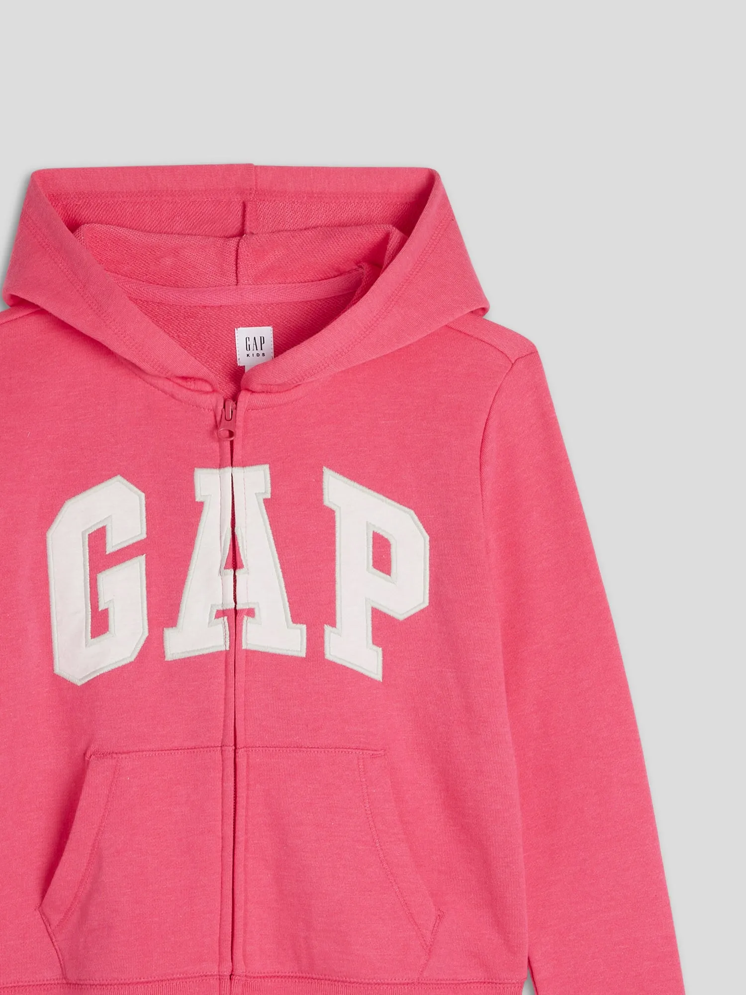 Kids Gap Logo Zip Hoodie in French Terry