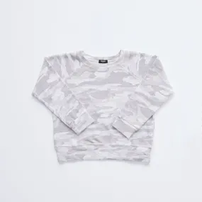 Kids Supersoft Camo Raglan