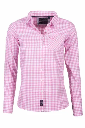 Ladies Hannah Country Check Shirt - Ruby