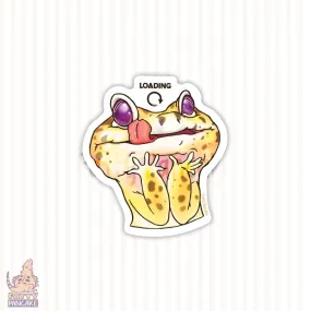 Leopard Gecko Loading Sticker