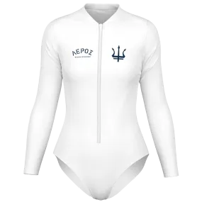 Leros Diving Academy 1991 Women's Long Sleeve Body Suit