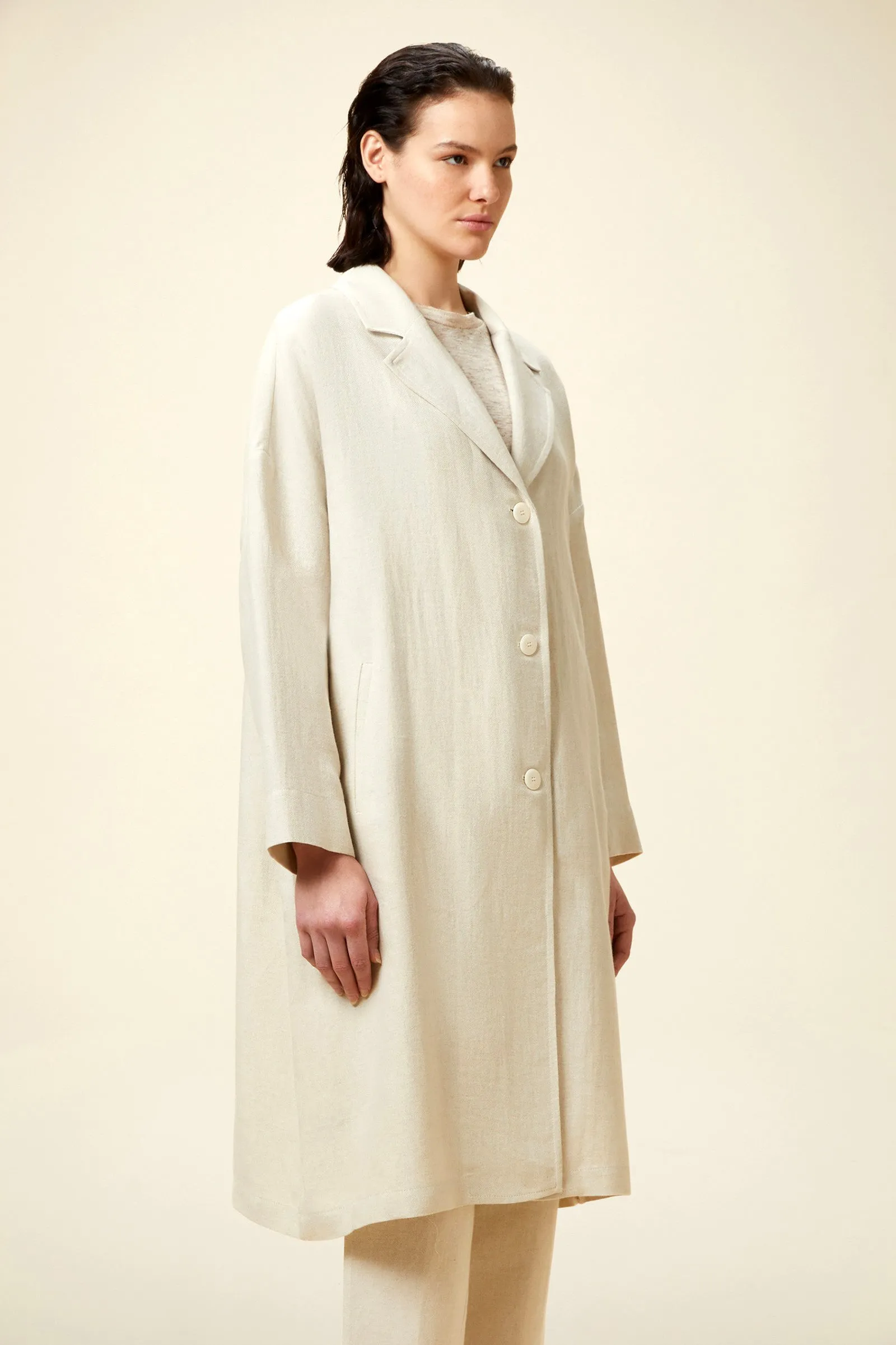 Linen and Cotton Coat