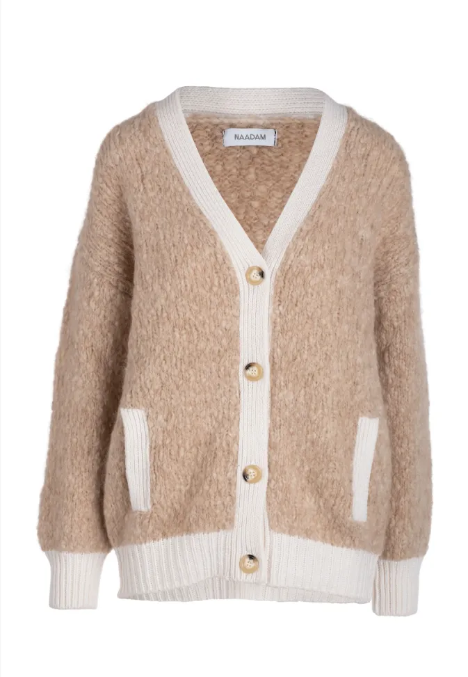 Luxe Boucle Oversized Cardigan