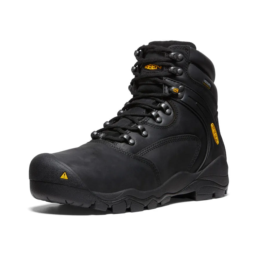 Men's Louisville 6 Waterproof Boot (Steel Toe)  |  Black