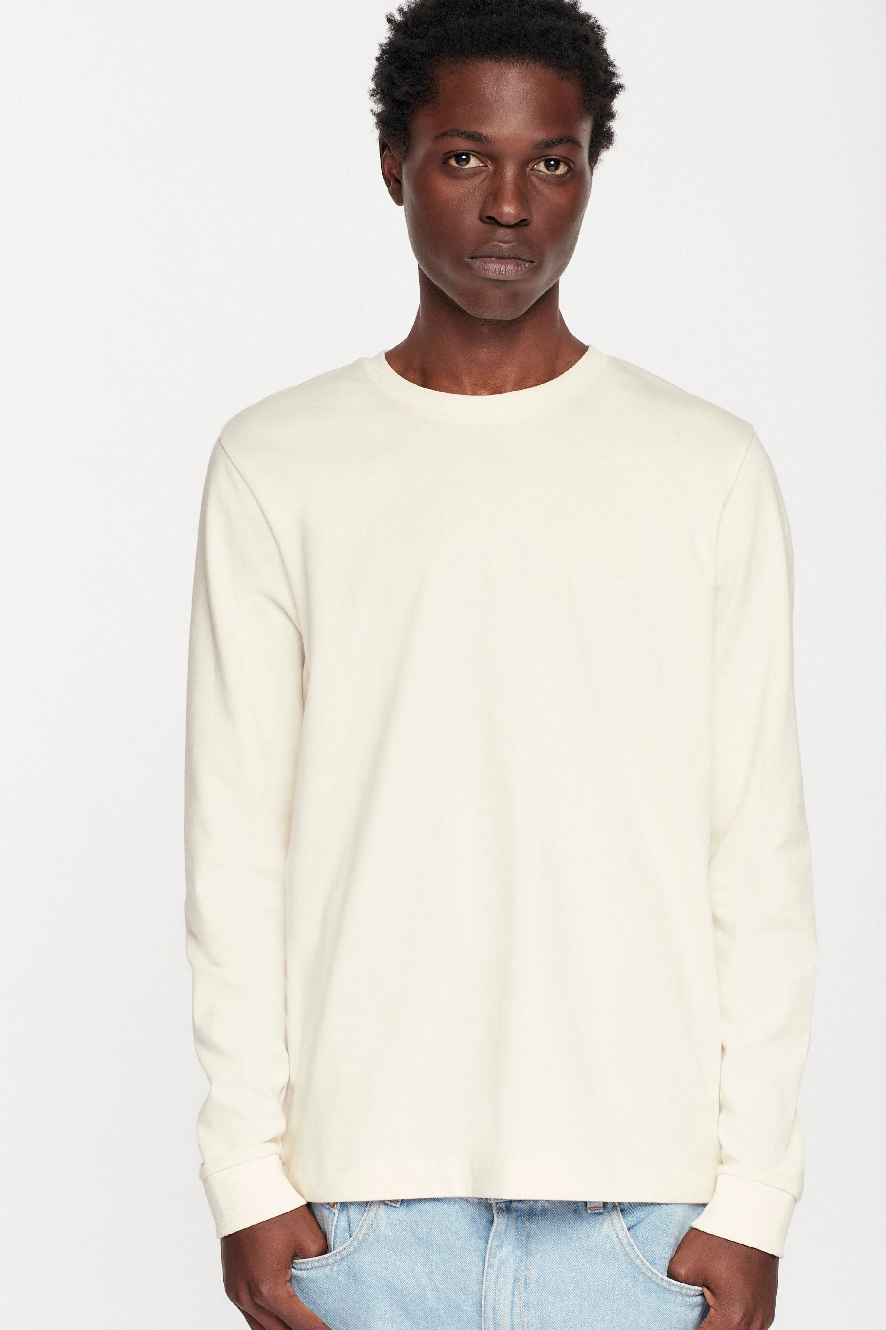 Men's Midweight Longsleeve in Natural