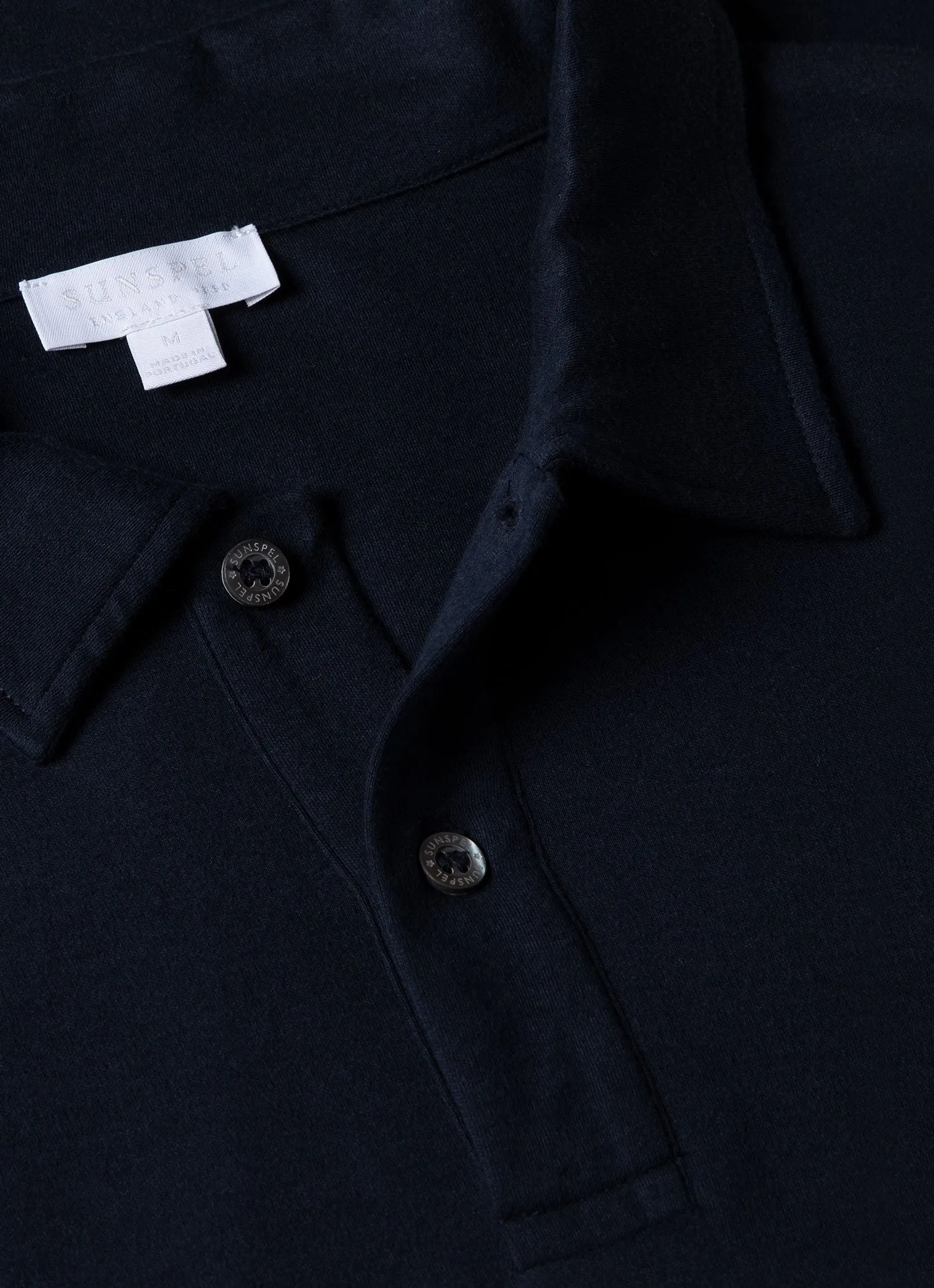 Men's Sea Island Cotton Riviera Polo Shirt in Navy