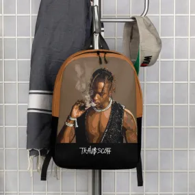 Minimalist Backpack - Travis Scott Portrait Illustration