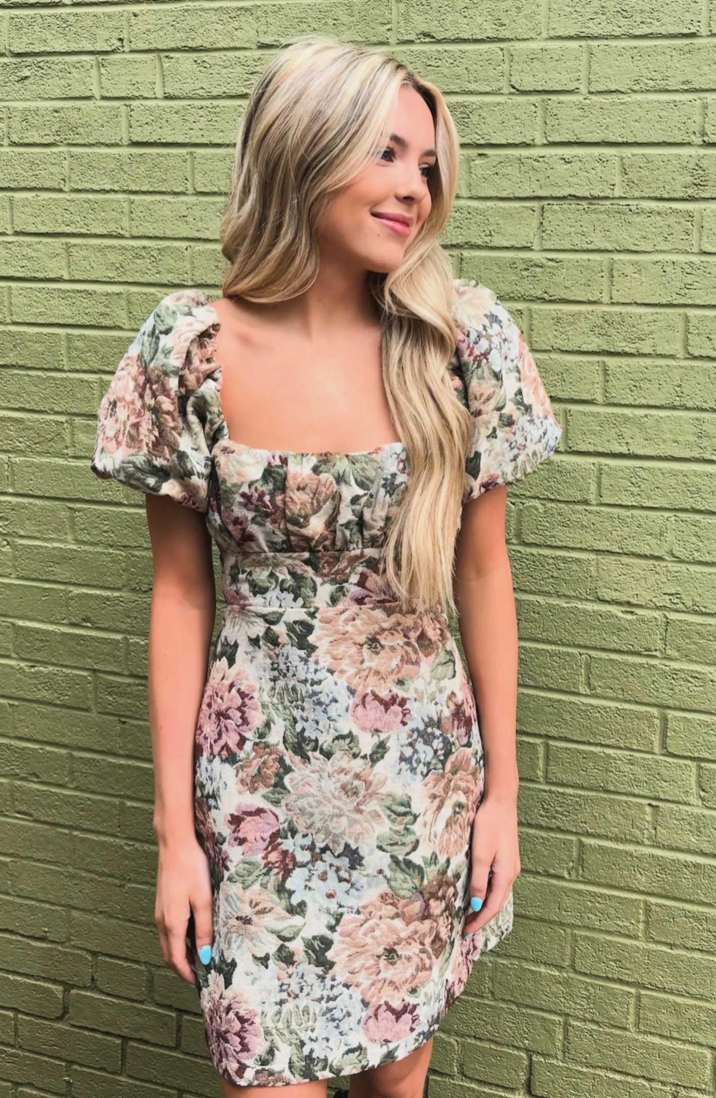 Moments We Live For Floral Babydoll Dress