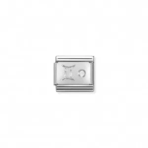 Nomination LINK COMPOSABLE CLASSIC IN ARGENTO GEMELLI 330302/03