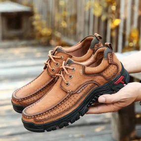 Outdoor Supportive and Comfortable Orthopedic Lace-up Men's Shoes