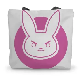 Overwatch D.VA Bunny Canvas Tote Bag