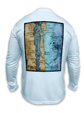 Palm Beach, FL / King Tide Classic Chart Shirt