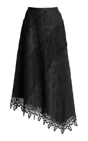 PF240302 Solara eyelet-lace maxi skirt