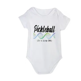 Pickleball Is In My DNA | Infant Short Sleeve Onesie | 100% Cotton