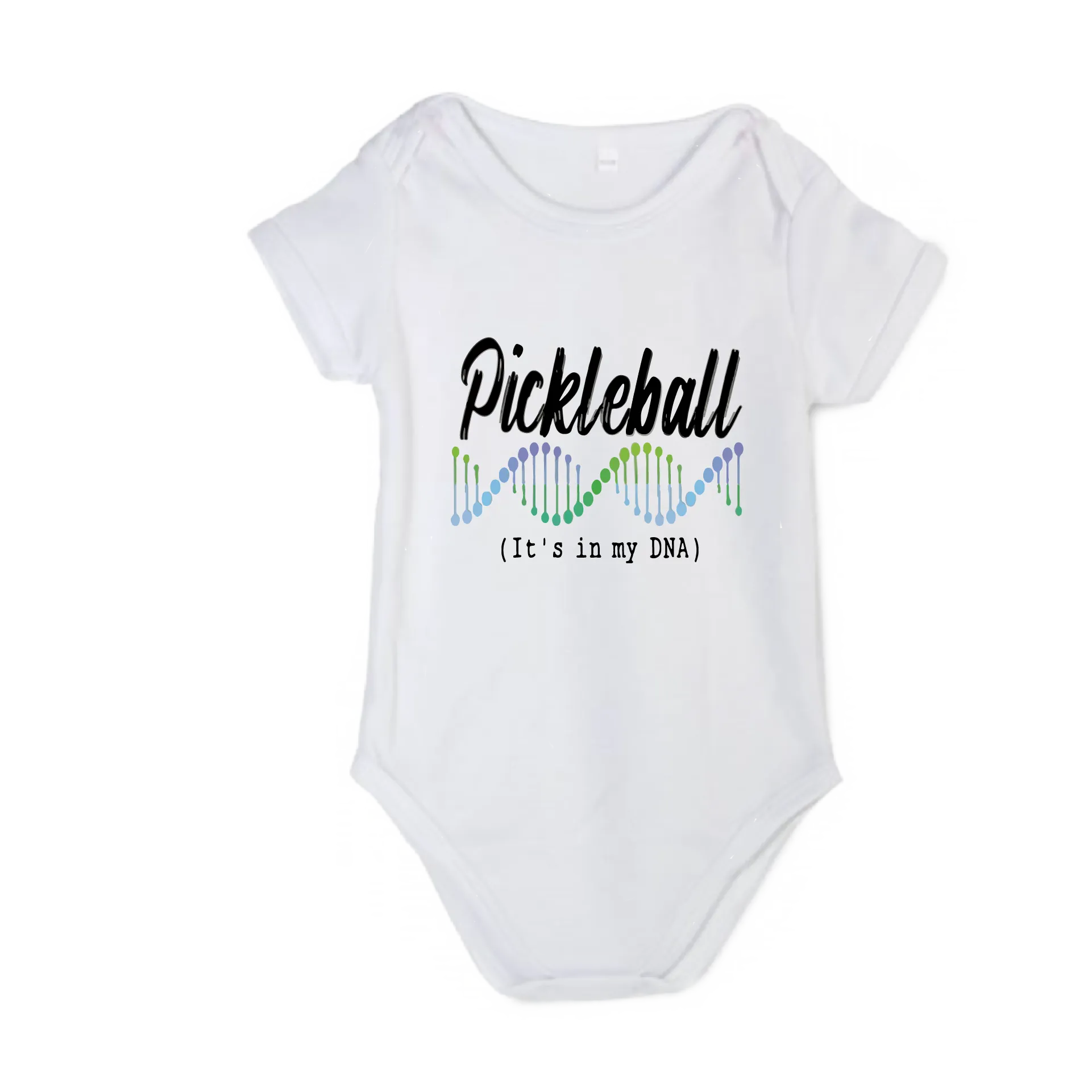 Pickleball Is In My DNA | Infant Short Sleeve Onesie | 100% Cotton