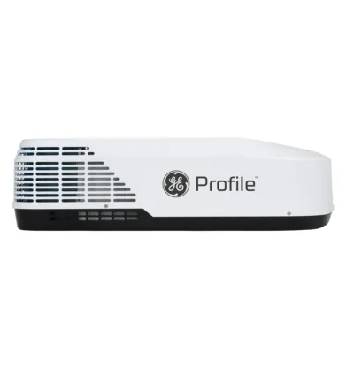 PLH13XHH - GE Low Profile 13,500 BTU RV High Eff Heat Pump Air Conditioner - White/Black