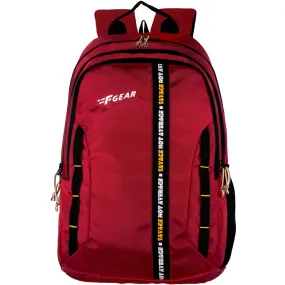 Raider 30L Guc Red Backpack With Rain Cover