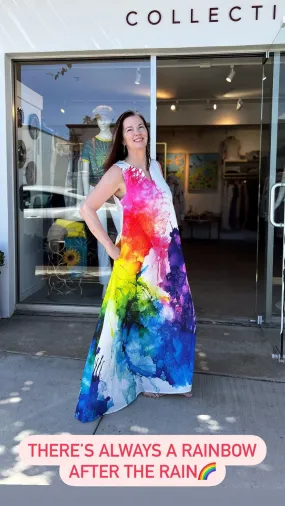 Rainbow Splash Dress