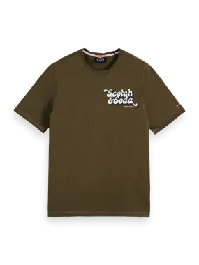 Scotch & Soda - Logo Art Jersey Tee - Military