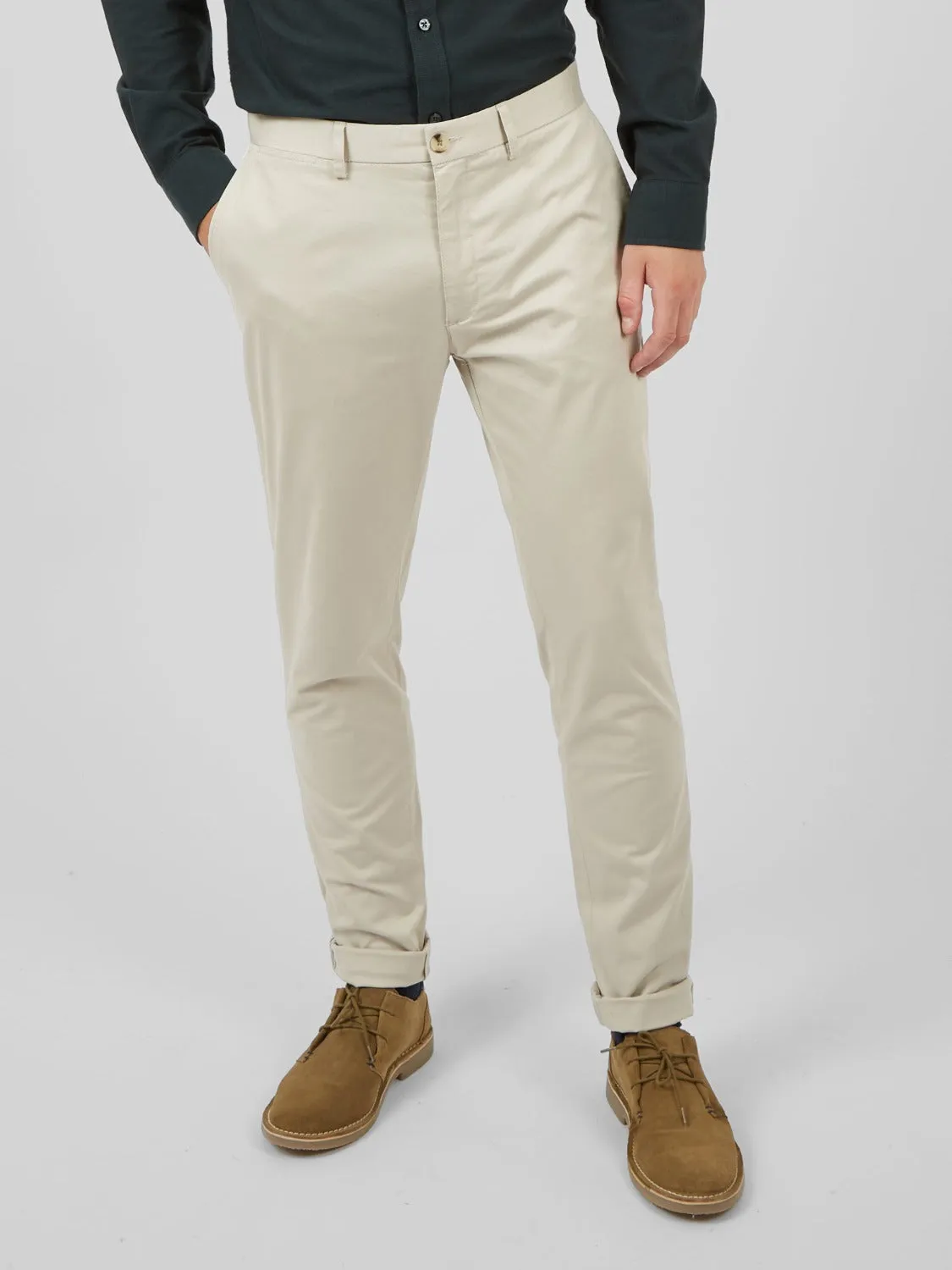 Signature Skinny Stretch Chino Pant - Putty